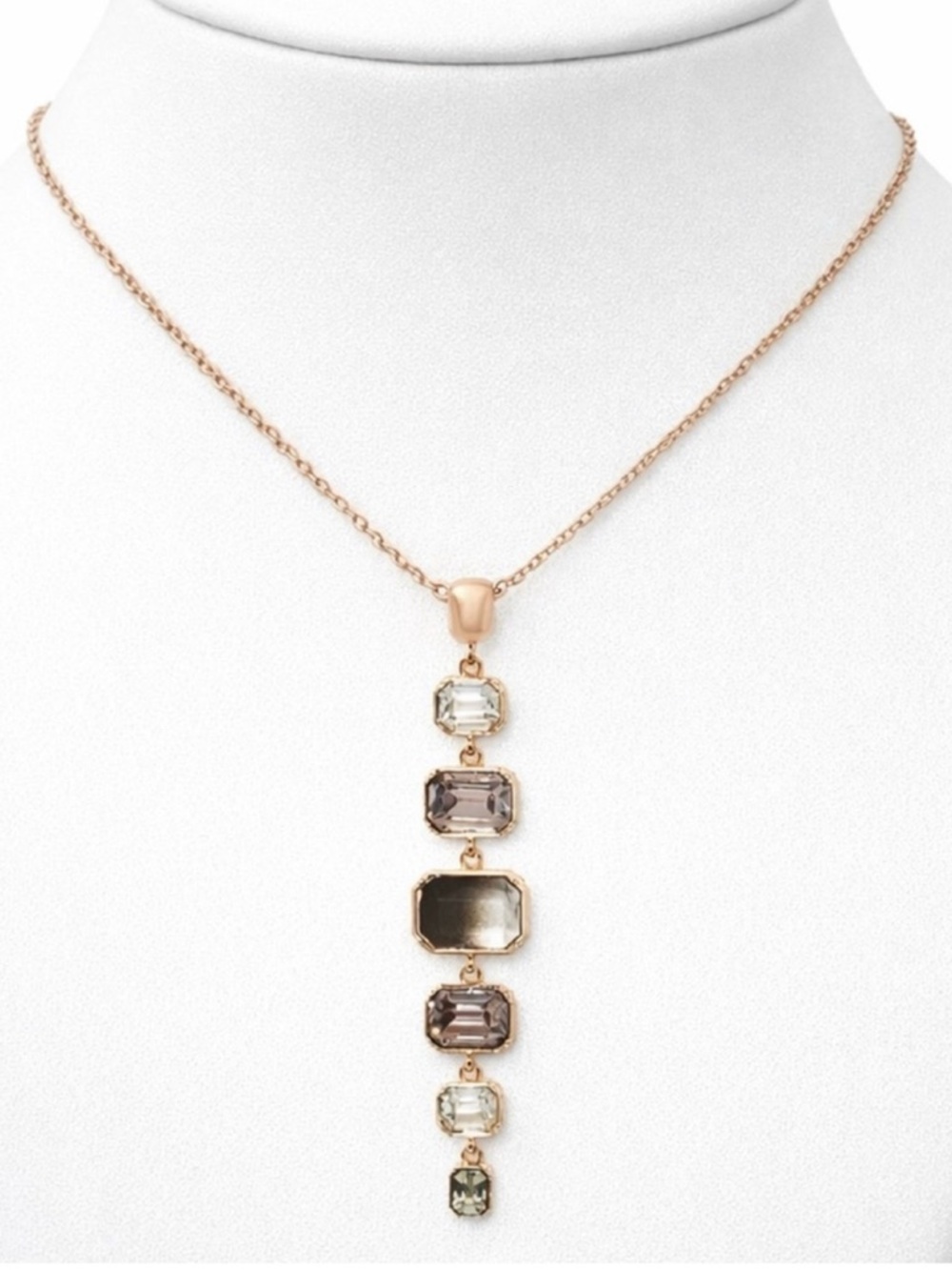 Ombré Black Effect Stone Necklace (NWT)